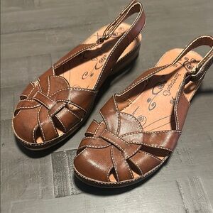 Brown Leather Sandals